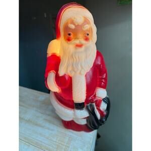 Vintage 1950 s Dapol Industries Santa Blow Mold 12